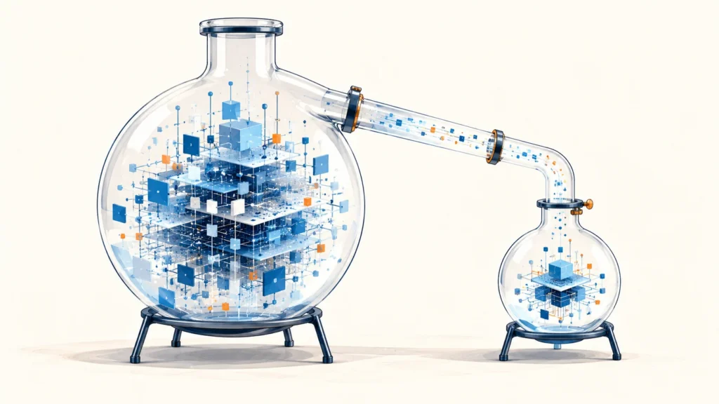Distillation en IA : comment un grand modèle peut en entraîner un plus petit
